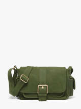 Cross Body Tas Joy Leder Nat et nin Groen vintage JOY